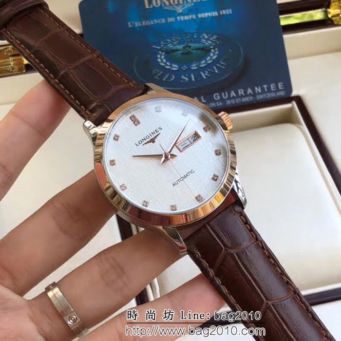 LONGINES浪琴 新款獨家首發 簡約時尚精品男士腕表 WSS1551